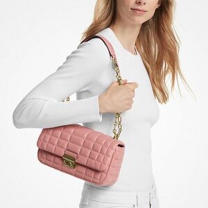 Tribeca Large Quilted Leather
Shoulder Bag